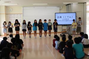 音読朝会 5・6年