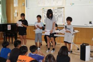 児童（体育）朝会